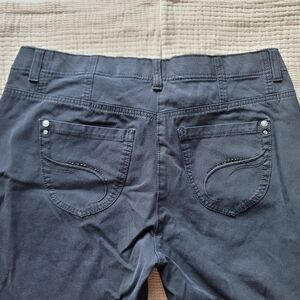 Black Denim Jeans with Studded Pockets Y2K